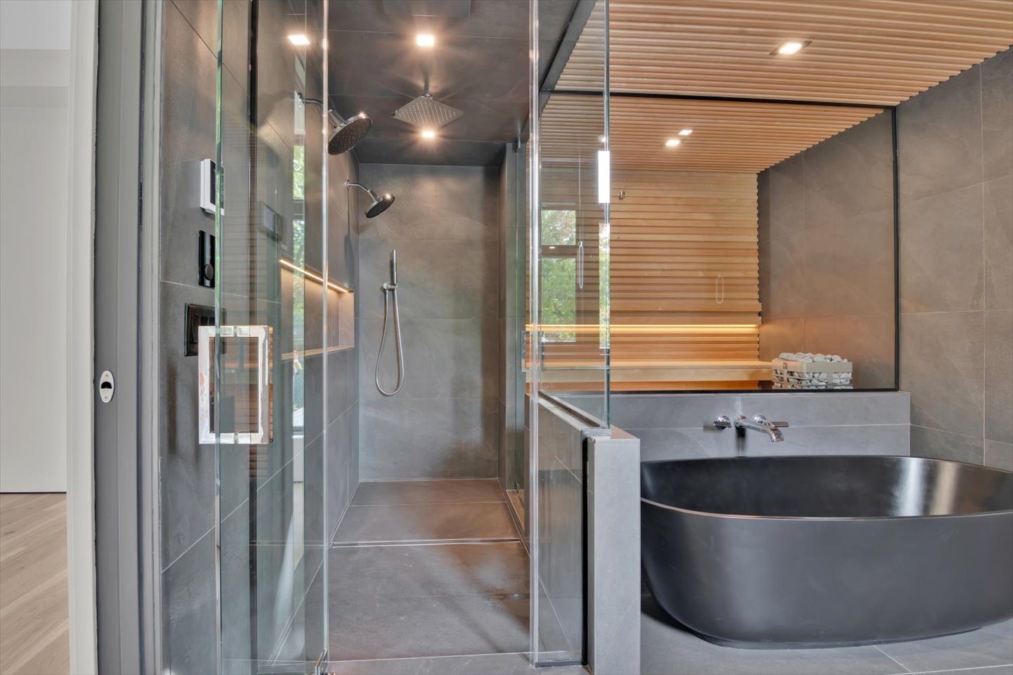 Primary Suite Bath Staged
